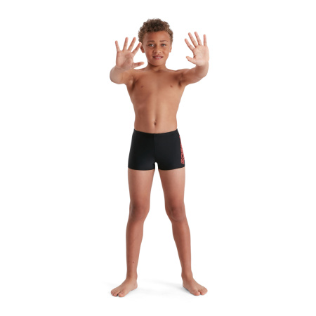 Плавки-шорты Speedo Boom детские (Детский; 9-10 лет; черный-красный)
